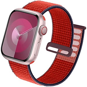 Ремешок нейлоновый для Apple Watch Band RED 42-44-45-49mm