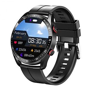 Смарт-часы с ЭКГ + ППГ, black-silicone